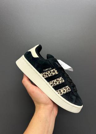 Фірмові жіночі кросівки adidas campus 00s black-leo * scd