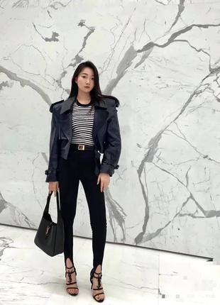 Куртка в стилі saint laurent шкіра косуха