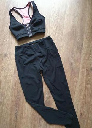 Спортивные лосины леггинсы размер с-м