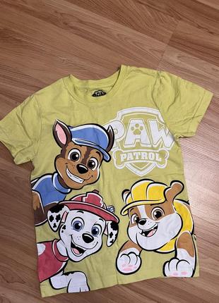 Футболка щенячий патруль paw patrol h&m primark