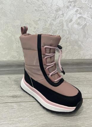 Зимові чобітки 26-31, зимові чоботи для дівчинки