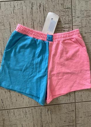 Шорты хлопок фирменные распродаж трикотажные неоновые кислотные