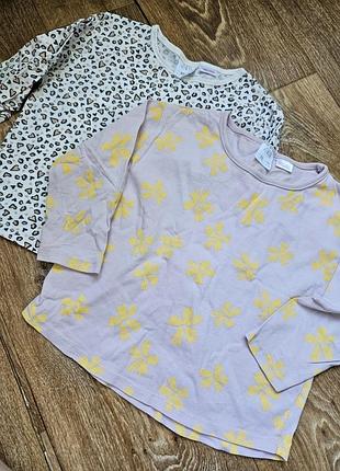 Комплект кофтинок регланов zara 104 см