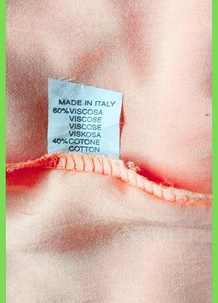 Персиковое тончайшее макси платье в пол вискоза и хлопок высокий рост р. s, m, l италия