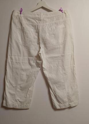 Хлопковые брюки бриджи