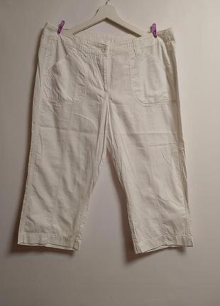 Хлопковые брюки бриджи