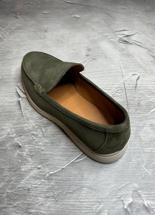 Лоферы мужские замшевые серые lux grwen suede! натуральная замша! туфли лоферы мужские классические серые замшевые хит!!6 фото