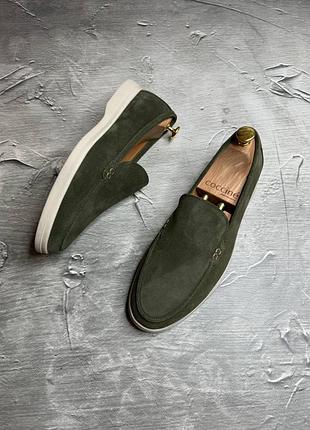 Лоферы мужские замшевые серые lux grwen suede! натуральная замша! туфли лоферы мужские классические серые замшевые хит!!5 фото