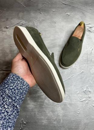 Лоферы мужские замшевые серые lux grwen suede! натуральная замша! туфли лоферы мужские классические серые замшевые хит!!7 фото