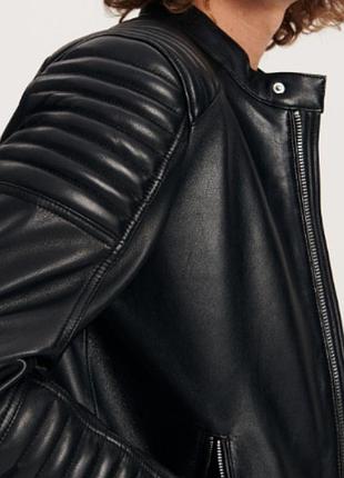 Куртка кожаная zara