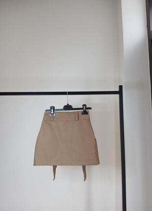 Спідниця міні приталена карго 5