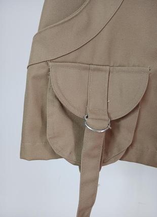 Спідниця міні приталена карго 4