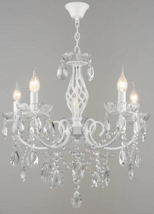 Люстра классическая кристальная подвесная Sirius b n6451/5 wt белая