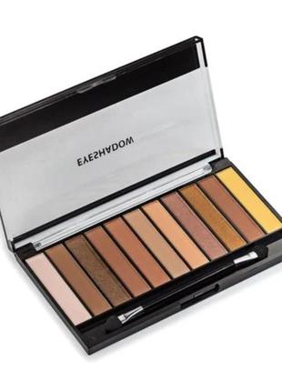 Палетка теней для век lcf pallete eyeshadow тон 1 бежевый, 22 г