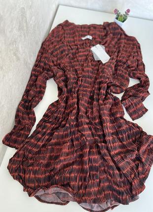 Удлиненная оверсайз-рубашка на s