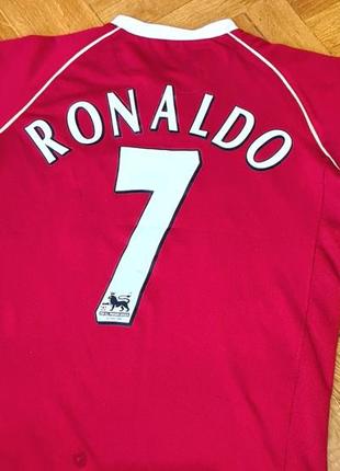 Официальная домашняя футболка манчестер юного 2006-07,роналда 7
