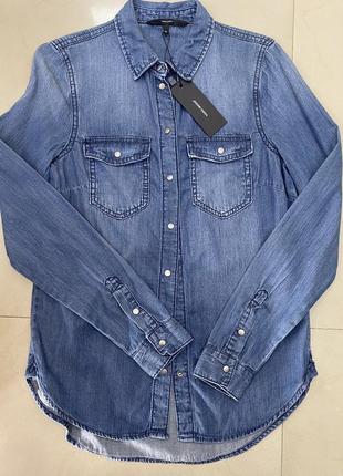 Джинсова жіноча сорочка