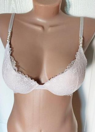 Кружевной новый бюстгальтер лифчик лиф бюст 32с victoria's secret оригинал