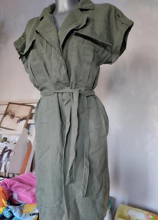 Сукня з ліоцелу з карманами3 фото