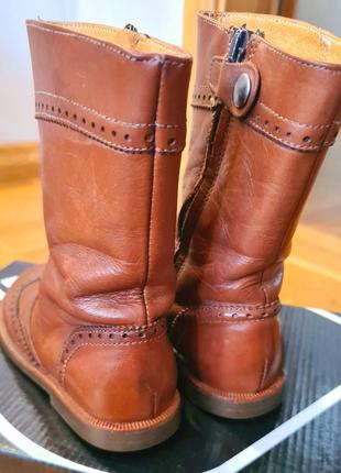 Шкіряні сапожки zecchino 
d´ora, італія 16 см р.25