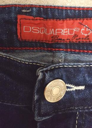 Dsquared 2. джинси. р. 32. ширина в поясі: 41см - 45см. тягнуться.6 фото