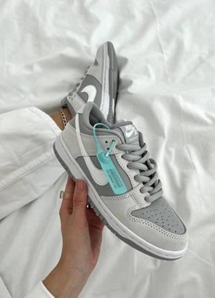 Женские кроссовки в стиле grey nike sb dunk grey.