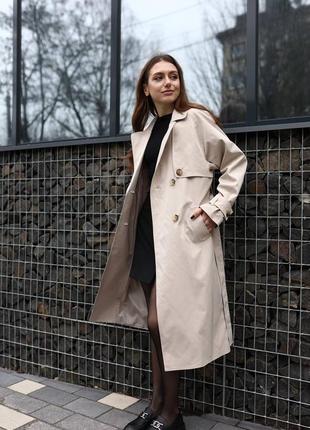 Коттоновый тренч