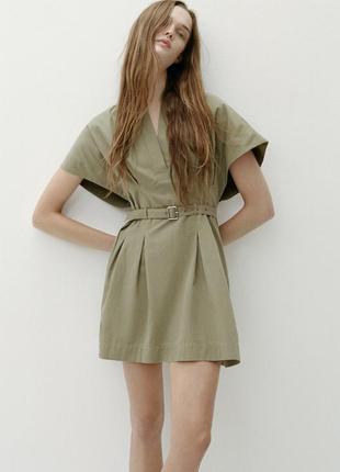 Коротка сукня з ременем zara нова колекція ,плаття zara ,сукня zara