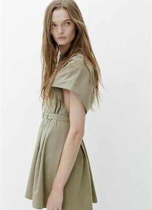 Короткое платье с ремнем zara новая коллекция,платье zara,платье zara, платье zara4 фото