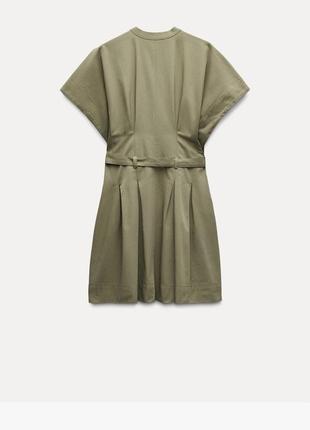 Короткое платье с ремнем zara новая коллекция,платье zara,платье zara, платье zara6 фото