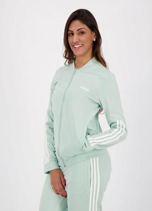 Спортивный костюм с лампасами adidas wts back2bas 3s fm6847 зеленый бирюзовый1 фото