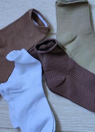 Однотонные женские хлопковые носки, женские носки средней длины.