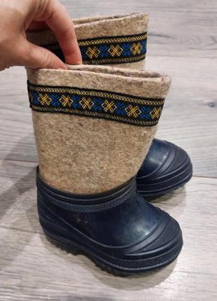 Сапоги теплые