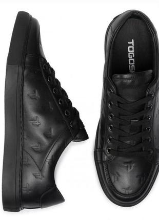 Мужские кожаные кеды togoshi 43-43,5 см.