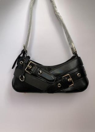 Сумка zara з декоративними ременями