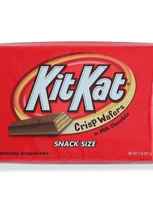 Батончики kit kat crisp wafer snack size 907g