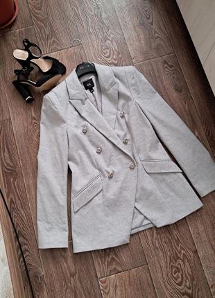 Кашемировый удлиненный пиджак/пальто от river island