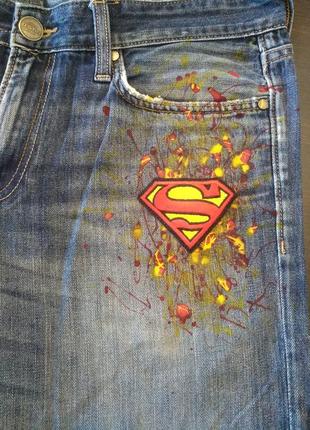 Superman джинсы3 фото