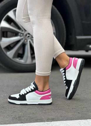 Женские кроссовки из натуральной пресс кожи высокого качества👟5 фото