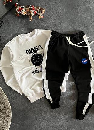 Свитшот кофта nasa + спортивные штаны, спортивный костюм премиум качества