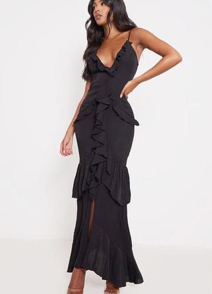 Розпродаж сукня prettylittlething з оборками