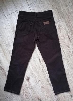 Джинсы wrangler texas stretch 32\32 коричневые