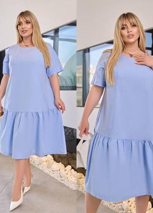 Літня сукня великі розміри (ог до 152 см) spl-12610 фото