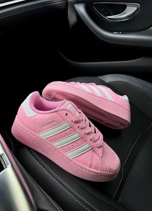 Жіночі кросівки superstar platform pink