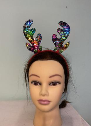 Новорічний обруч для волосся