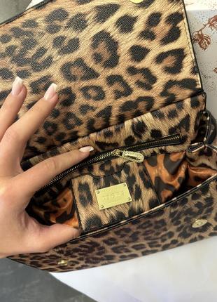 Женская леопардовая сумка dolce & gabbana premium леопард6 фото