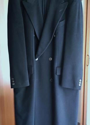 Классическое мужское пальто boss hugo boss 100% кашемир brunello cucinelli,  р.xl/xxl, оригинал