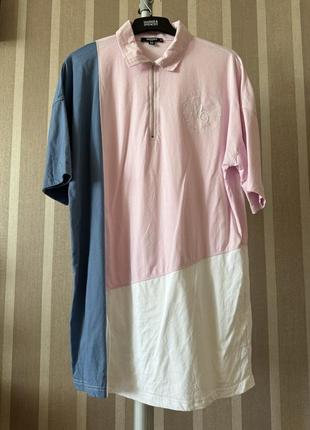 Платье футболка color block 16 missguided