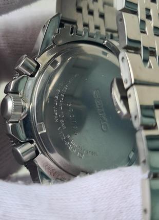 Чоловічий годинник seiko ssc135p1 solar alarm chronograph 42mm 100m8 фото