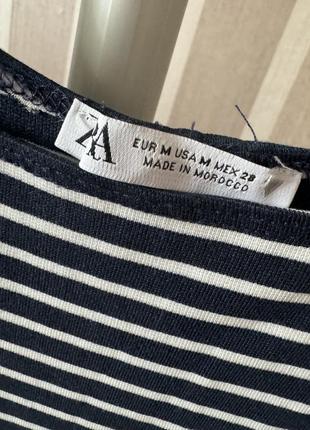 Миди платье в полоску zara5 фото